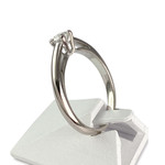 Solitaire MAUBOUSSIN d'occasion or 750 blanc diamant - vue 2