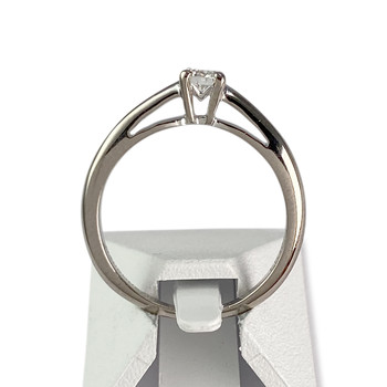 Solitaire MAUBOUSSIN d'occasion or 750 blanc diamant