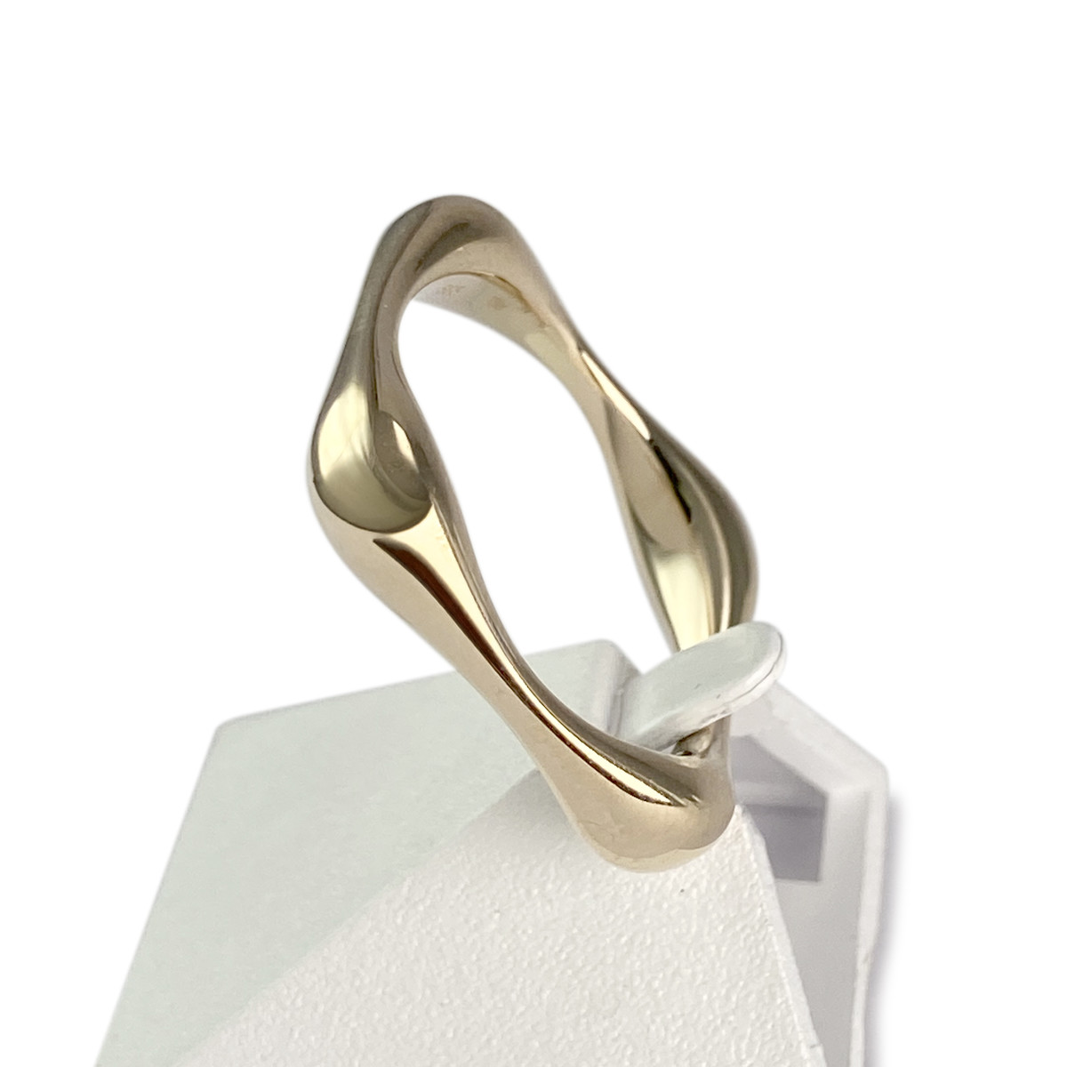 Bague d'occasion or 585 jaune carrée - vue 2