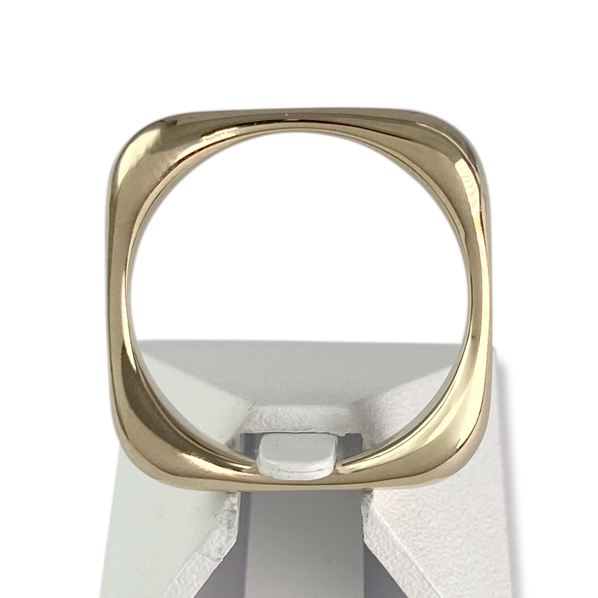 Bague d'occasion or 585 jaune carrée - vue 3