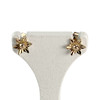 Boucles d'oreilles d'occasion or 750 jaune fleur - vue V1