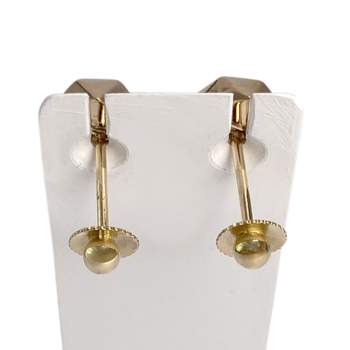 Boucles d'oreilles d'occasion or 750 jaune