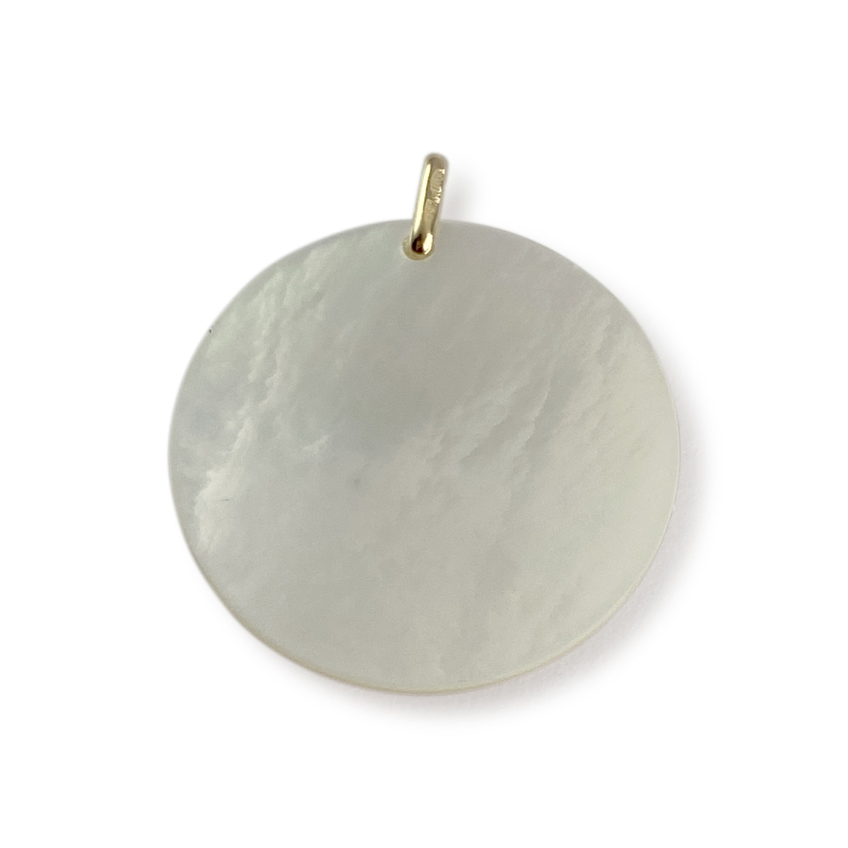 Pendentif d'occasion or 750 jaune nacre - vue 2