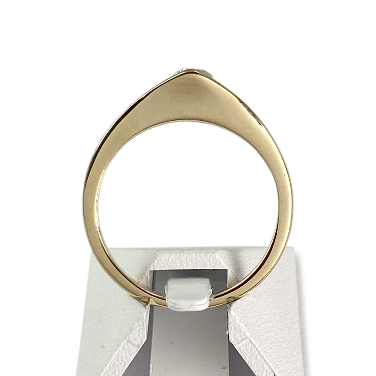 Bague d'occasion or 750 jaune diamant - vue 3