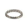 Bague d'occasion or 750 blanc diamants - vue V1