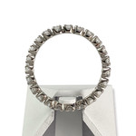 Bague d'occasion or 750 blanc diamants - vue 3