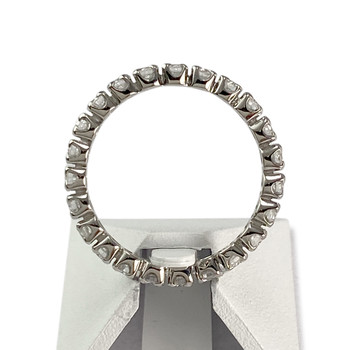 Second-hand gold ring 750 white diamonds