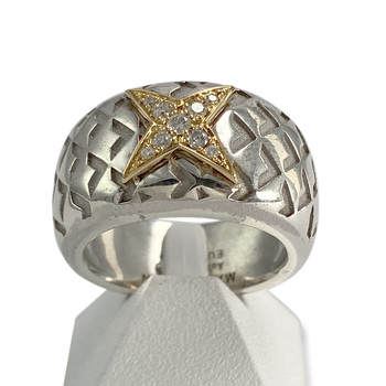 Bague MAUBOUSSIN d'occasion argent gris diamants