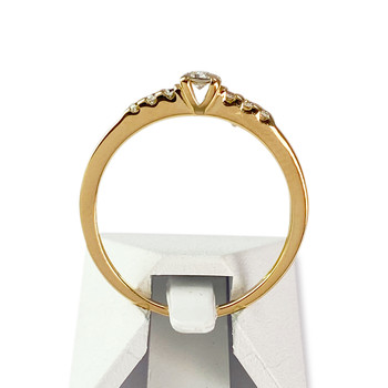 Bague d'occasion or 750 jaune diamants