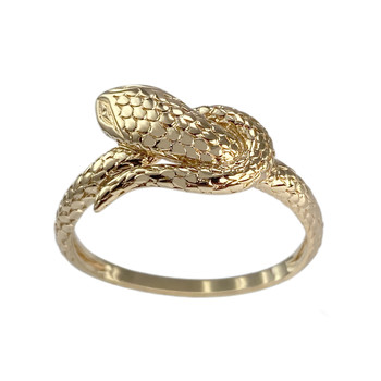 Bague d'occasion or 750 jaune serpent