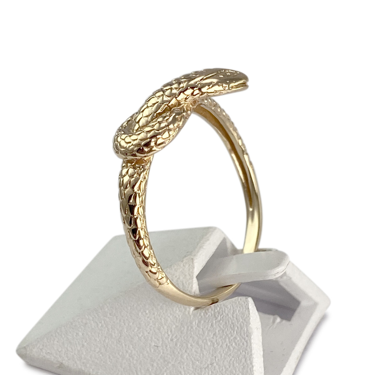 Bague d'occasion or 750 jaune serpent - vue 2
