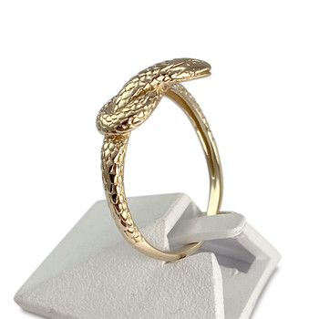 Bague d'occasion or 750 jaune serpent
