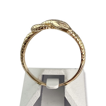 Bague d'occasion or 750 jaune serpent