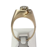 Bague d'occasion or 750 jaune diamant - vue 3