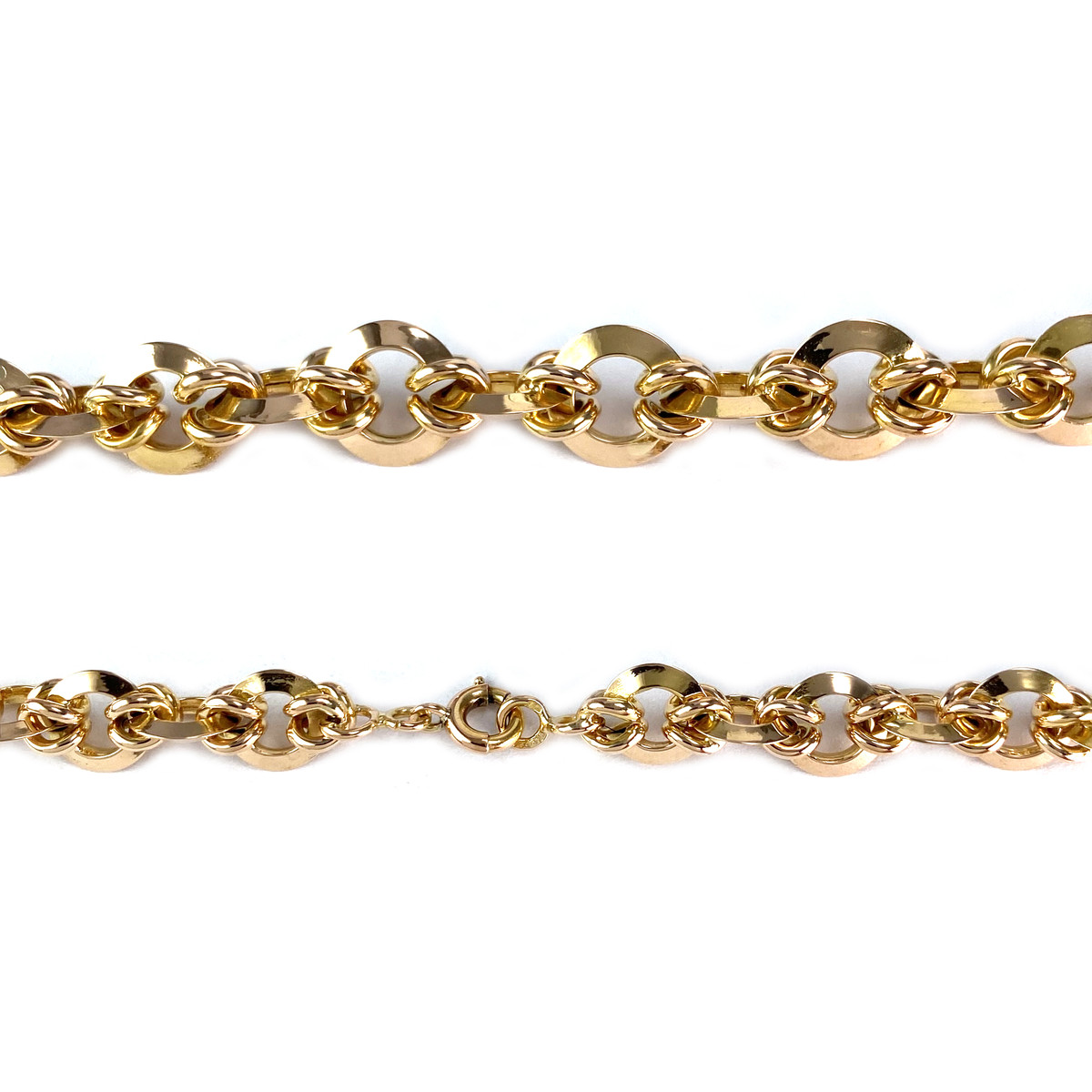 Secondhand necklace in 750 yellow gold - view 3