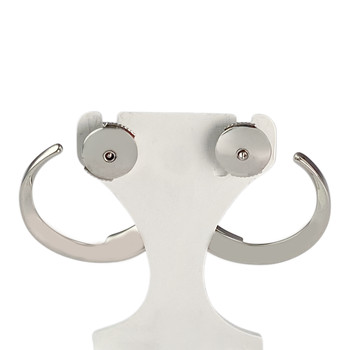 Créoles GAREL d'occasion or 750 blanc diamants