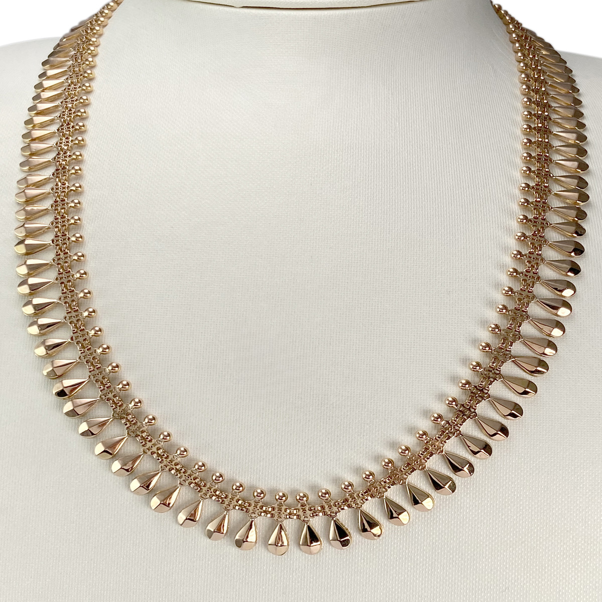 Collier d'occasion or 750 jaune maille fantaisie - vue 2