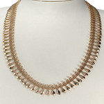 Collier d'occasion or 750 jaune maille fantaisie - vue 2