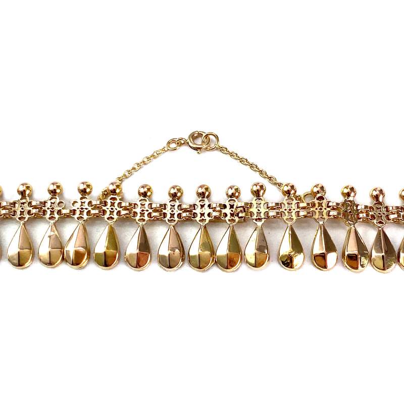 Collier d'occasion or 750 jaune maille fantaisie - vue 3