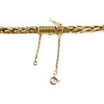 Collier d'occasion or 750 jaune maille palmier - vue 3