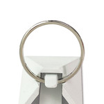 Bague d'occasion or 375 blanc diamants - vue 3