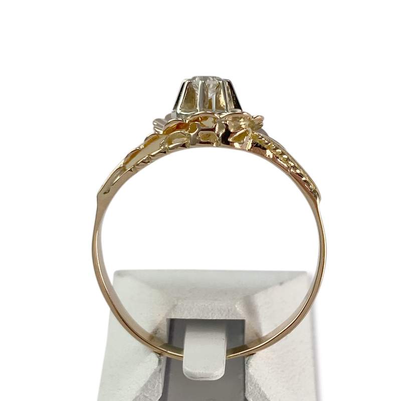 Bague d'occasion2 ors 750 diamant - vue 3