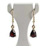 Boucles d'oreilles d'occasion or 750 jaune grenats - vue 1