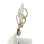 Boucles d'oreilles d'occasion or 750 jaune grenats - vue 2
