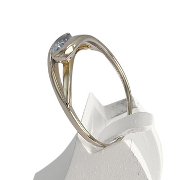 Bague d'occasion 2 ors 375 topaze sky blue