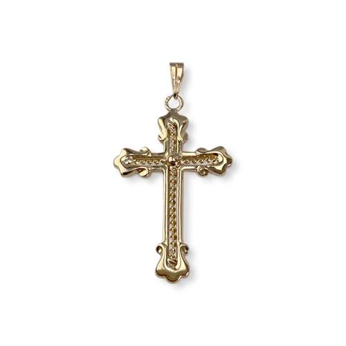 Croix d'occasion or 750 jaune