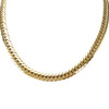 Pre-owned 750 yellow gold English chain necklace - view V1