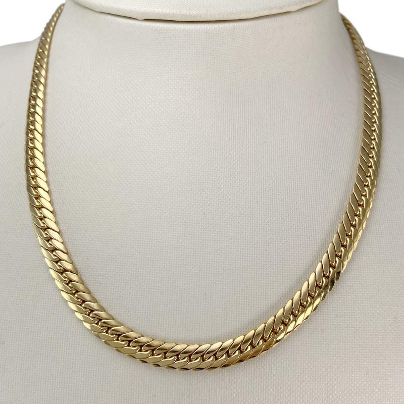 Collier d'occasion or 750 jaune maille anglaise - vue 2