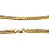 Pre-owned 750 yellow gold English chain necklace - view V3