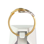 Bague d'occasion 2 ors 750 coeurs diamants - vue 3