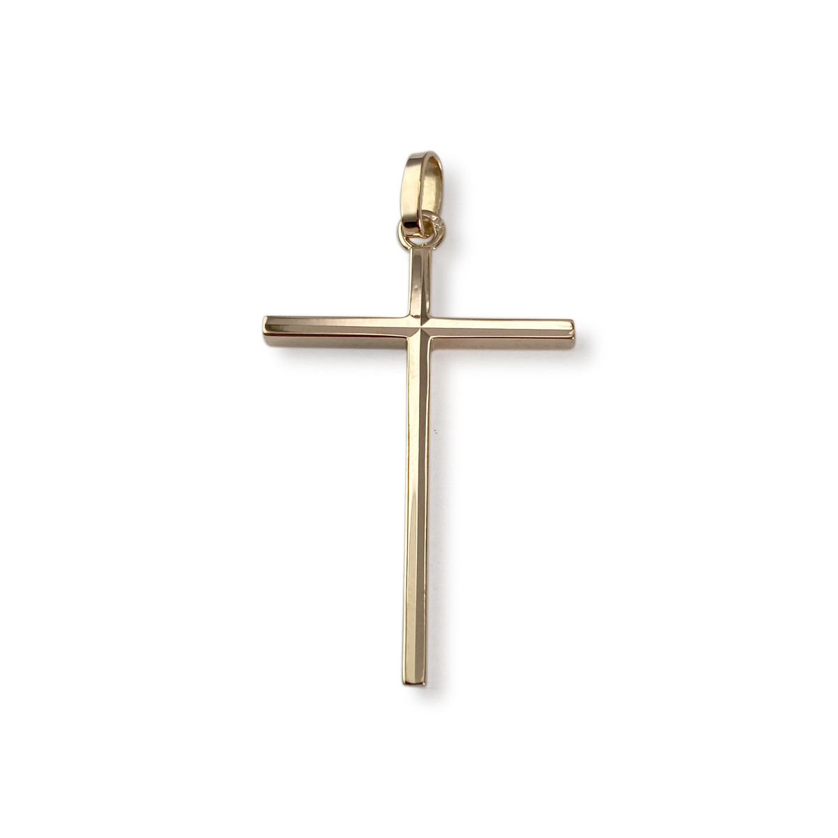 Second-hand 750 yellow gold cross
