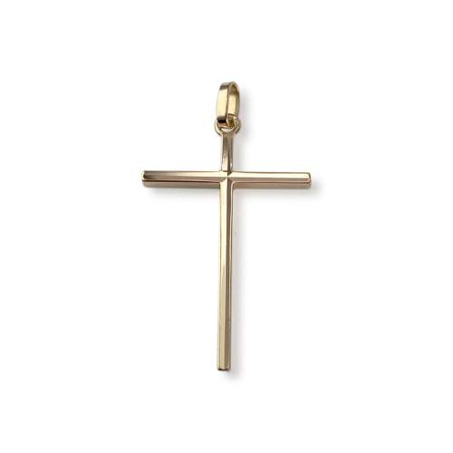 Tweedehands 750 geelgouden kruis