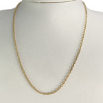 Chaîne d'occasion or 750 jaune maille forçat - vue 2