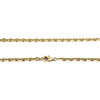 Second-hand 750 yellow gold chain with forçat link - vue V3
