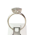 Bague d'occasion or 750 blanc zirconia - vue 3