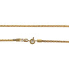 Pre-owned 750 yellow gold twisted chain necklace - view V3