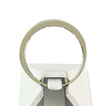 Bague d'occasion or 375 blanc diamants - vue 3