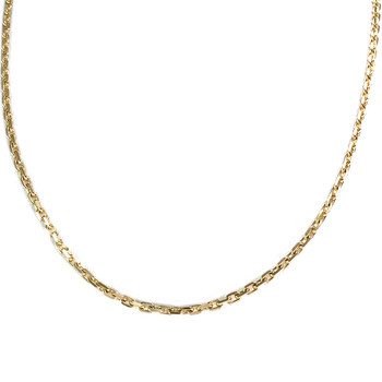 Chaîne d'occasion or 750 jaune maille forçat