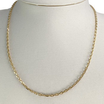 Chaîne d'occasion or 750 jaune maille forçat