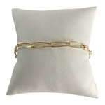 Bracelet d'occasion or 750 jaune maille cheval - vue 1