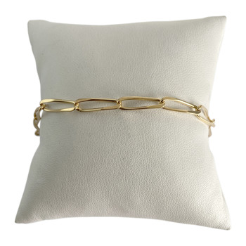 Bracelet d'occasion or 750 jaune maille cheval