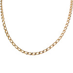 Chaîne d'occasion or 750 jaune maille gourmette 71 cm - vue 1