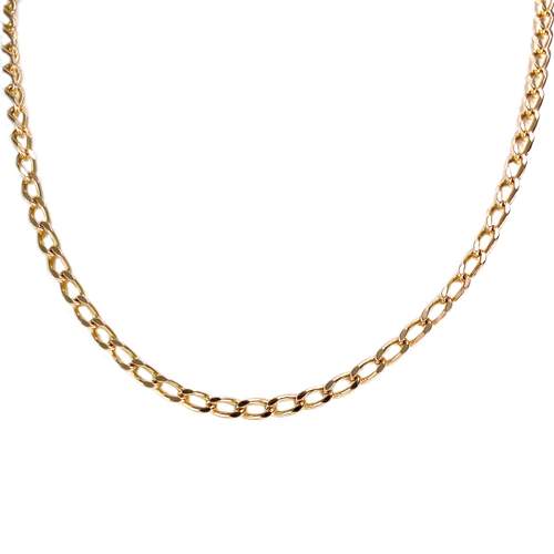Secondhand gold chain 750 yellow chainmail 71 cm