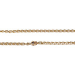Chaîne d'occasion or 750 jaune maille gourmette 71 cm - vue 3