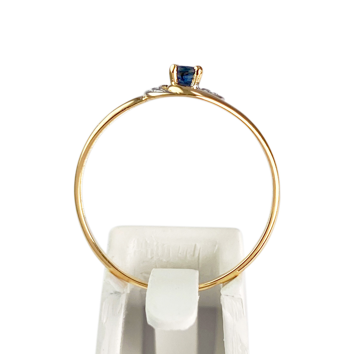 Bague d'occasion 2 ors 750 saphir - vue 3