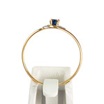 Bague d'occasion 2 ors 750 saphir - vue 3